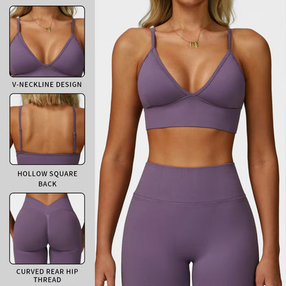 2 Piece High Waisted Tummy Control Rear Contouring Leggings