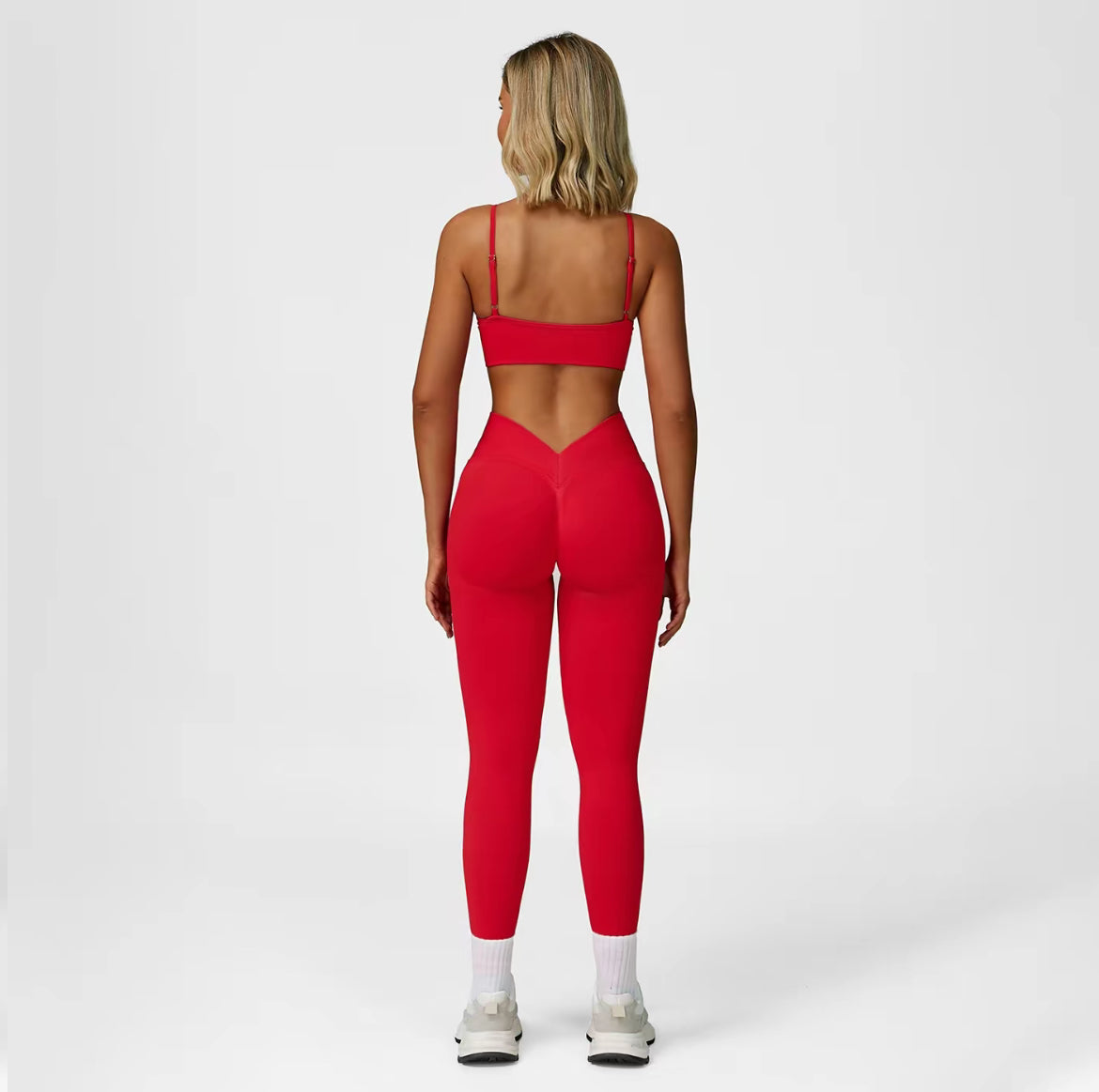2 Piece High Waisted Tummy Control Rear Contouring Leggings
