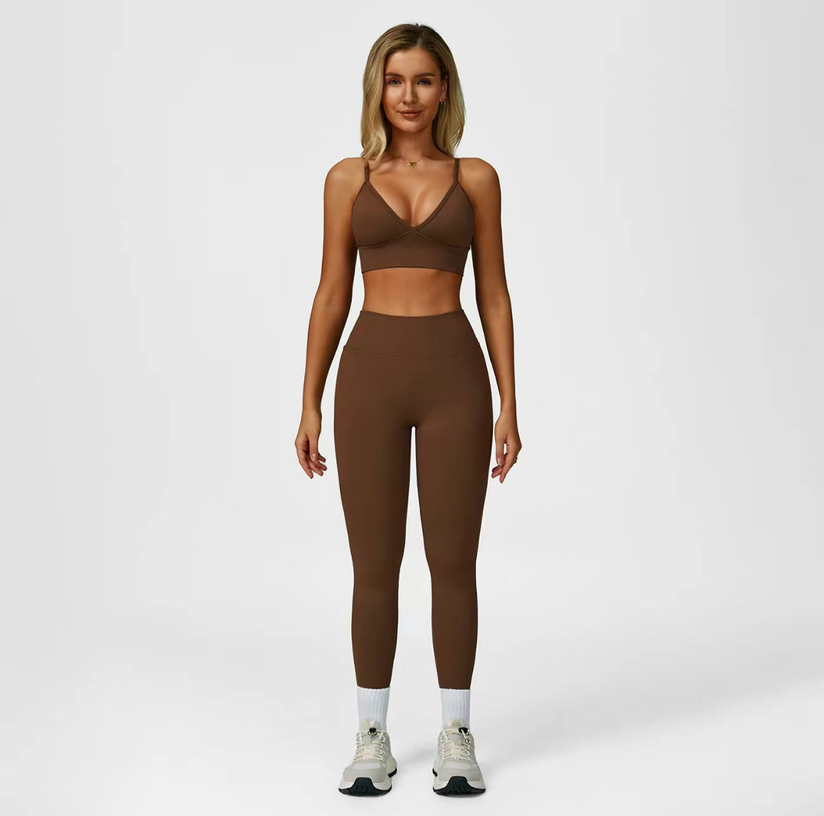 2 Piece High Waisted Tummy Control Rear Contouring Leggings