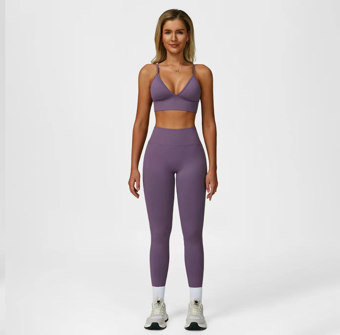 2 Piece High Waisted Tummy Control Rear Contouring Leggings