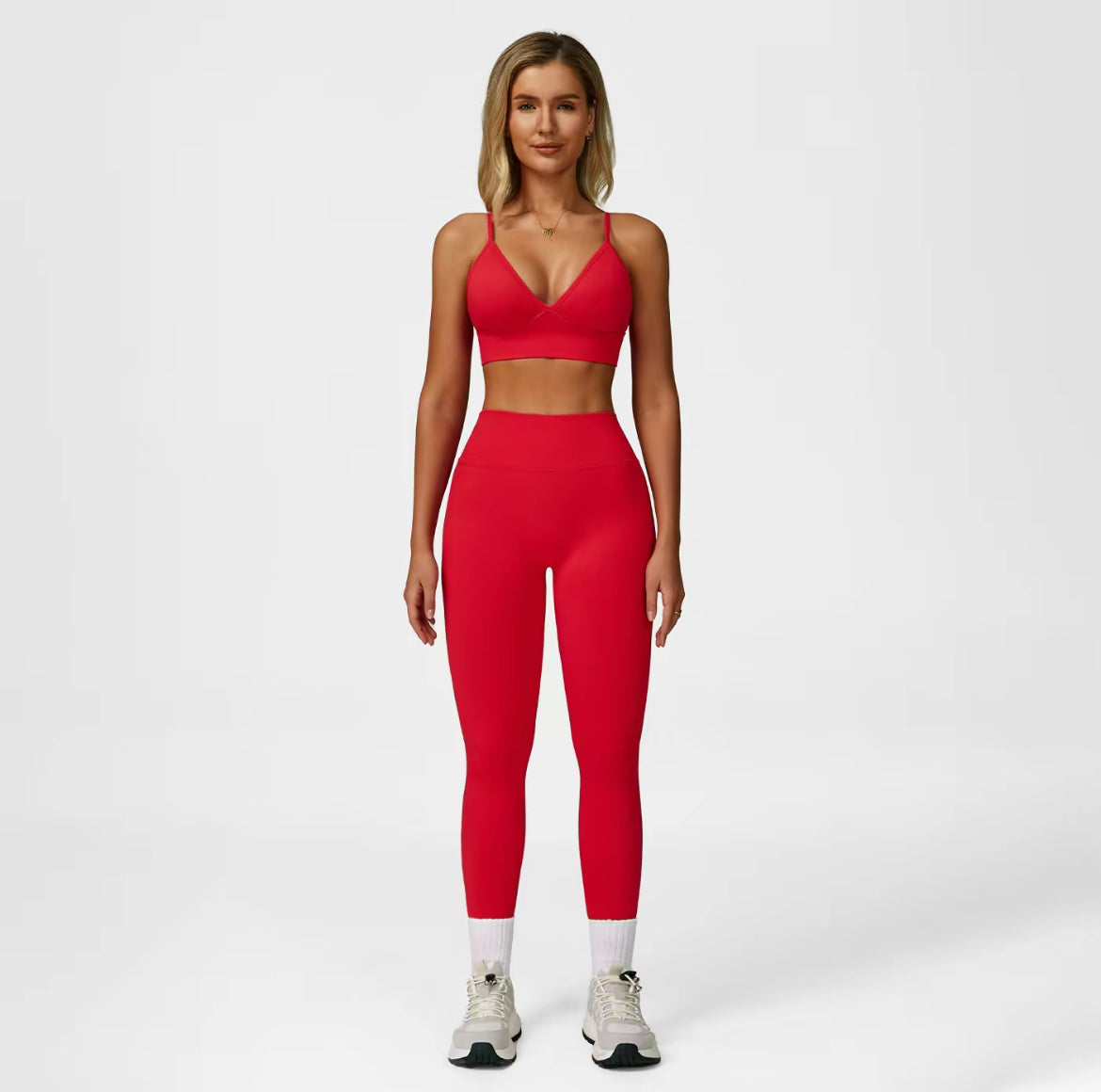 2 Piece High Waisted Tummy Control Rear Contouring Leggings